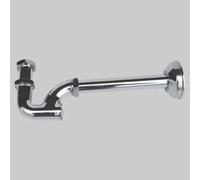 GHIDINI SIFONE LAVABO D.1"1/4X32 SENZA PILETTA IN OTTONE CROMATO