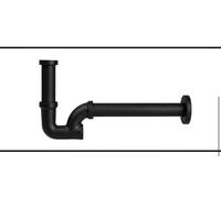 SIFONE A COLONNA IN OTTONE BRONZATO-NERO OPACO 11/4 PORTA E BINI