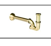 SIFONE A COLONNA IN OTTONE BRONZATO-NERO OPACO 11/4 PORTA E BINI