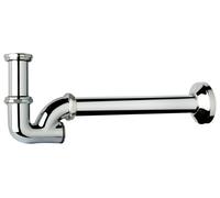 Sifone a Colonna in Ottone Cromato Senza Piletta per Lavabo 1 ¼ x 32 Tea