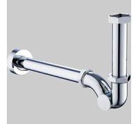 SIFONE A ESSE IN ABS CROMATO ISP.LATERALE 1""1/4 x 32 - 280 mm