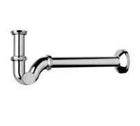Sifone a esse ottone cromato per lavabo e bidet mod. Europa 1 TEA
