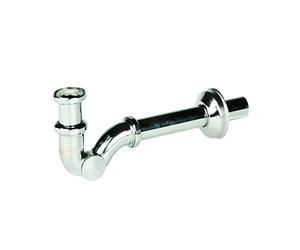 Sifone a esse ottone cromato s/piletta Misure: 11/4