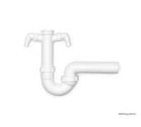 Sifone A Giunto Sferico 1 ½ Pollice X Ø 50 Mm