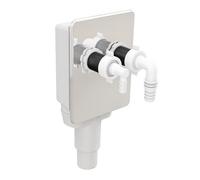 SIFONE A INCASSO DOPPIO PER SCARICO ELETTRODOMESTICI