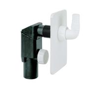 Sifone a Incasso per scarico Lavatrice con Placca bianca Ø 40 mm Bianco