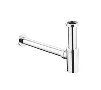 Sifone a P, Sifone for bottiglia in acciaio inossidabile for scarico a scomparsa del lavandino multicolore(Silver)