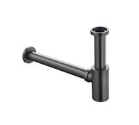 Sifone a P, Sifone for bottiglia in acciaio inossidabile for scarico a scomparsa del lavandino multicolore(Grey)