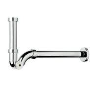 Sifone a "s" abs con particolari simil-ottone 1"1/4 x 32
