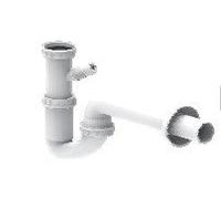 SIFONE A "U" AUTOPULENTE PER LAVELLI AD UNA VASCA ATTACCO 1" 1/2