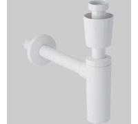 SIFONE A VISTA PER LAVABO - BIANCO Ø 40 x 1"1/4