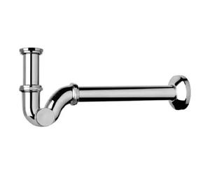 Sifone Ad Esse Metallo Cromato Per Lavabo Bidet