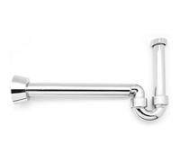 SIFONE AD S PER BIDET ABS CROMO Cromo Sifoni Plastica Lavabo Lavello Lavatrice