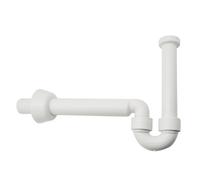 SIFONE AD "S" PER BIDET PP BIANCO Diam. 40 mm - G 1"1/4 GEBERIT