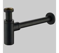 SIFONE ARREDO TONDO NERO - 1" 1/4 x 32
