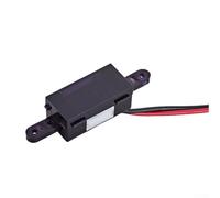 Sifone automatico per WC con sonda a sensore a infrarossi, per valvola di scarico DC 6 V, sensore automatico in plastica, compatibile con trasformatore AC, nero (10 x 30 x 79 mm)