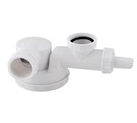 Sifone basso per lavello singolo ESCAPE 6/4"" x 40 mm ingresso lavastoviglie