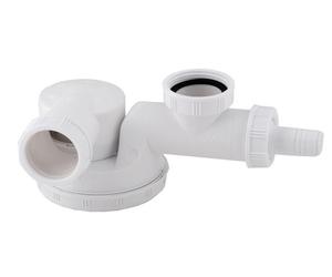 Sifone basso per lavello singolo ESCAPE 6/4"" x 40 mm ingresso lavastoviglie