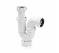 Sifone Curvo Estensibile 1 1/2" Ø40 mm con Riduzione Ø32 mm| Sifone per Lavello e Lavandino | Antiodore, Anti Perdite | Installazione Facile | Alta Resistenza | Fluvia