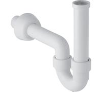 Sifone curvo Geberit per lavabo e bidet, scarico orizzontale Ø 40 x 11/4 bianco