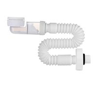 Sifone da 1 1/4 Pollici, Sifone Salvaspazio Regolabile Tubo Lavandino Bagno Scarico Lavandino Cucina Tubo Scarico Sostituibile con sifone Antiodore sifone Flessibile Inodore per Lavello della Cucina