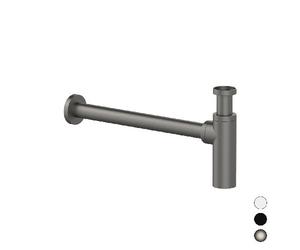 SIFONE D'ARREDO TONDO 1" 1/4 Nichel Spazzolato Opac