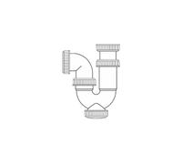 Sifone del lavandino Mirtak PVC