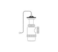 Sifone del lavandino Mirtak v70 PVC