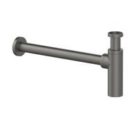 SIFONE DI ARREDO TONDO 1" 1/4 Nichel Spazzolato Opac Sifoni Ottone Sturatubi