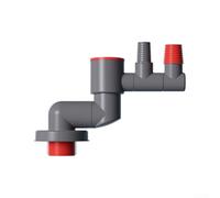 Sifone di scarico a parete con design a flusso diritto per scarico rapido dell'acqua e prevenzione negli impianti idraulici (A)