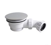 Sifone di scarico per doccia con guarnizione dell'acqua di blocco e cestello filtrante per la cattura dei detriti per un'efficienza di drenaggio continuo