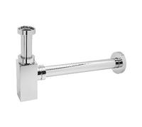 SIFONE DI SCARICO QUADRO TED 1"1/4 Cromo Sifoni Ottone Sturatubi