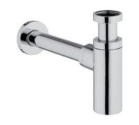 SIFONE DI SCARICO TONDO MODERNO 1" 1/4 Cromo Sifoni Ottone Sturatubi