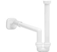Sifone eccentrico per bidet bianco