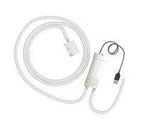 Sifone elettrico Pompa autoadescante USB Pompa di trasferimento del vino con tubo in silicone per la produzione di birra domestica Tubo di sidro 2,5 m