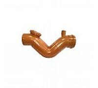 Sifone firenze orizzontale fognatura con sfiato in pvc (1 Tappo)