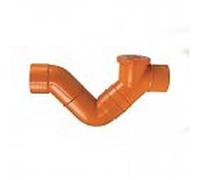 Sifone firenze orizzontale in pvc (1 Tappo)