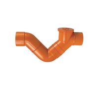 Sifone firenze orizzontale in pvc (1 Tappo)