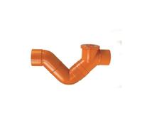 Sifone firenze orizzontale in pvc (1 Tappo) - Diametro 80