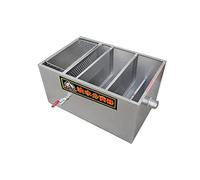 Sifone for Grasso in Acciaio Inossidabile, Separatore Acqua Olio for Cucina, 60x40x30 cm, Cinque Strati(60 * 40 * 30 five layers)