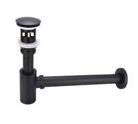 Sifone for scarico lavabo, lavandino del bagno, sifone a bottiglia, filtro pop-up moderno, set di tappi Per Lavabo(Fullset Overflow)