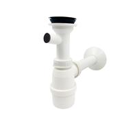 Sifone in plastica con lavatrici o lavastoviglie connettore tubo di scarico