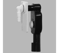 SIFONE INCASSO LAVATRICE COBRA B LUSSO - 40/50 Piastra ABS bianca