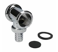 Sifone Intermedio 1 1/4" Cromo Collegamento Per Lavatrice Lavastoviglie