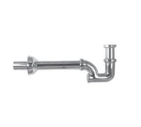 Sifone lavabo Albertoni a U 32 per 1 1/4 cromo