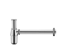 Sifone Lavabo Bagno Sifone a P in acciaio inox for lavello da bagno, lavandino, scarico, accessorio cucina