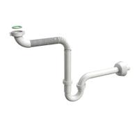 Sifone lavabo curvo in PP bianco mod. Monster 11/4 Ø32 BONOMINI