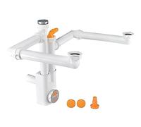 SIFONE LAVELLO LIRA 2 VASCHE SPAZIO 2 COD. 128501 ATTACCO 11/2" X40-50