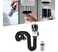 Sifone Misura Manuale Lavabo Materiali Alta Qualità Installazione Manuale