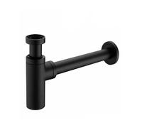 Sifone Nero Sifone Piletta Lavandino Lavabo Scarico Ottone